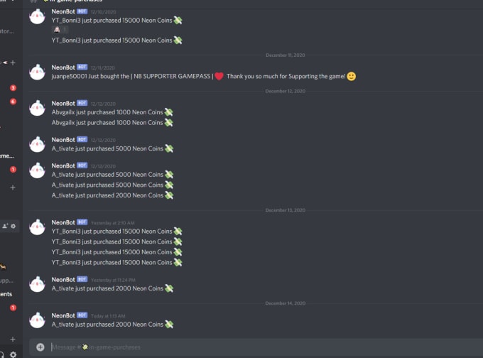 Link Your Roblox Game With Your Discord Server By Juanpe500 Fiverr - roblox lua c send notification script