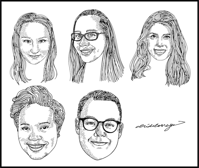 draw digital sketch illustrations