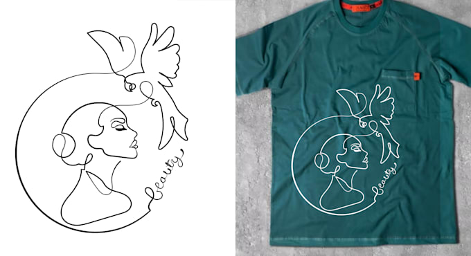 draw line art portrait from photo and your idea cespleng bro