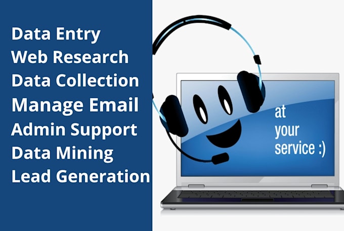 be your virtual assistant web research data entry copypaste