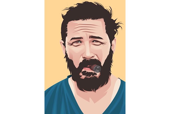 draw vector portrait illustration of your photo