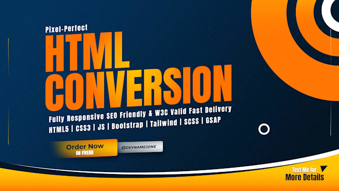 convert PSD, figma, xd to HTML CSS js and tailwind bootstrap responsive
