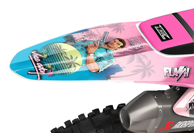 do wrap decal design for your mx motorcycle