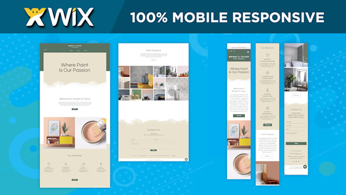 build wix website design, redesign or develop