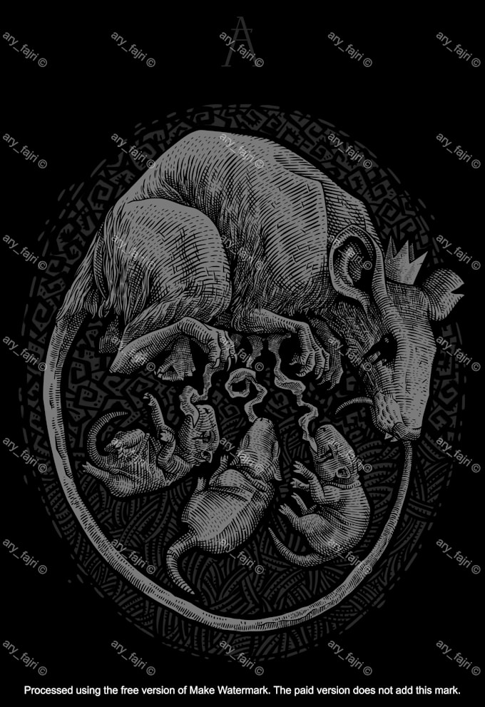 make a simple engraving art