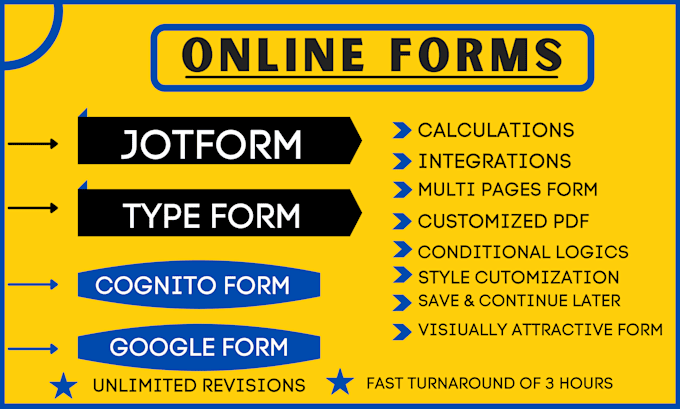 create jotform google forms type form and survey form
