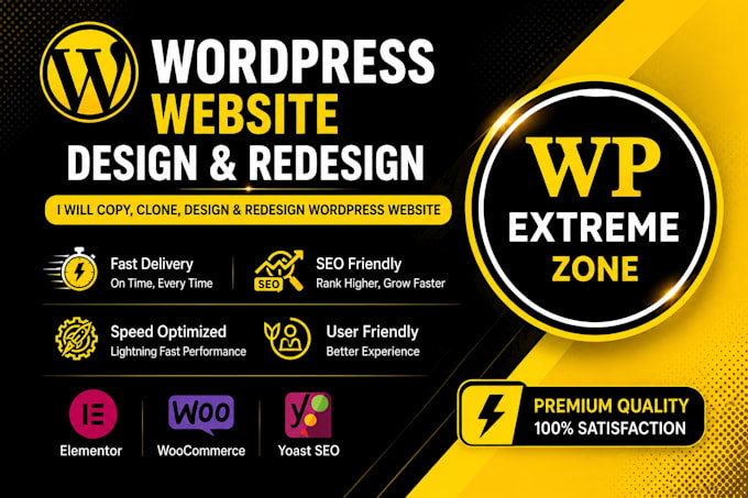 copy clone website,design and redesign wordpress website
