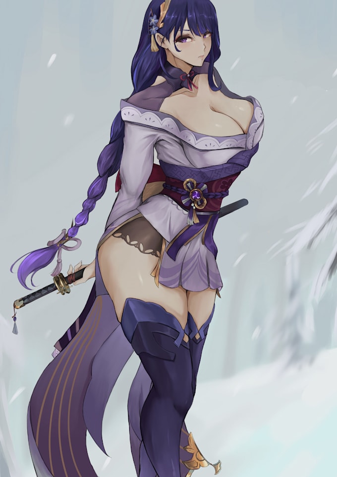 draw sexy anime girl or nsfw for dakimakura and itasha