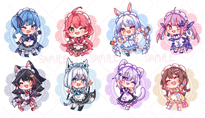 draw your character in cute chibi art style
