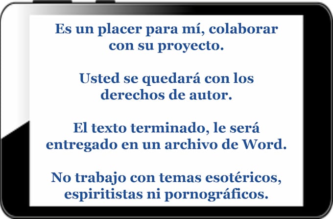 write your book in spanish