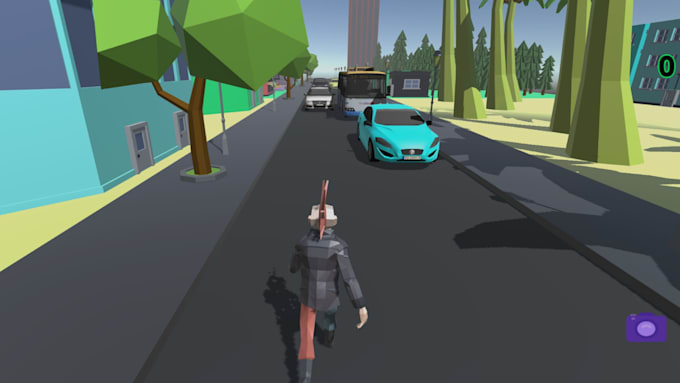 runner game with unity 3d or 2d