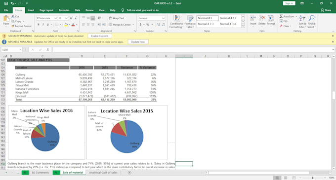 create and format ms excel spreadsheet or google sheets