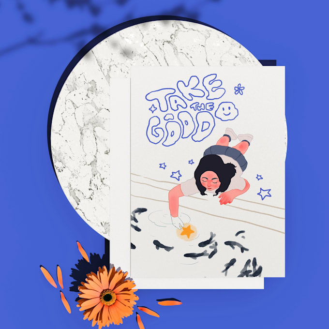 create charming simple illustrations for book, or anything
