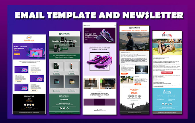 design and develop sendgrid and brevo email template