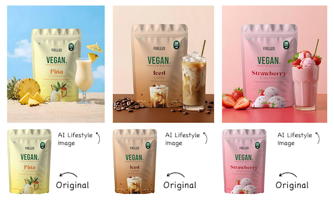 create realistic ai product photos from scratch without a photoshoot