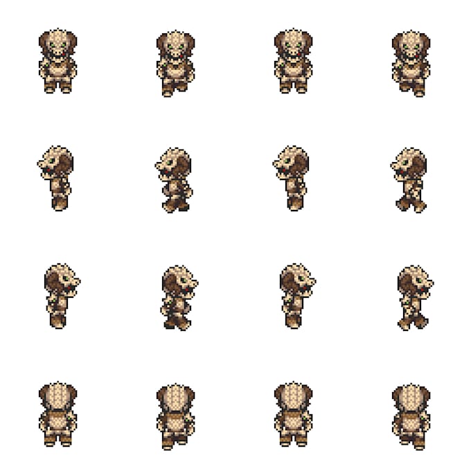 make pixelart sprites for your game