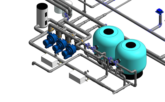create hvac design, plumbing design and coordination