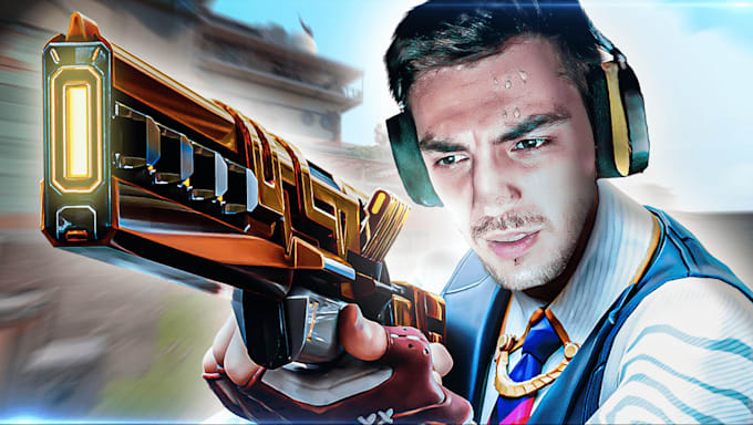 create 3d valorant thumbnail