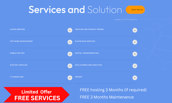 design and develop your premium and modern  website