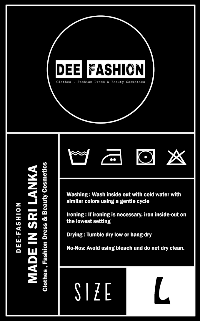 Design clothing tags, clothing labels, hang or swing tags for ...