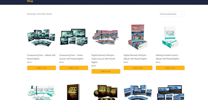 add 800 digital products to your woocommerce website