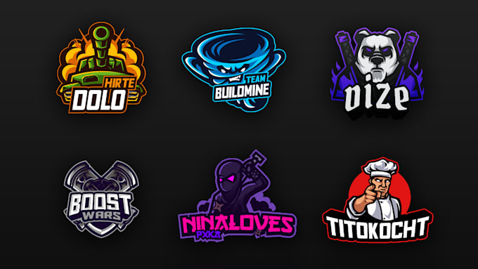 Create you a stunning mascot esports gaming logo by