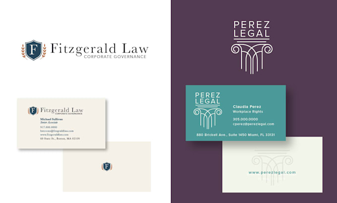 design a modern, professional logo for law practice or lawyer personal branding