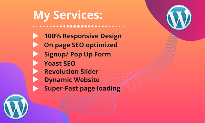 design a wordpress website or landing page by elementor pro