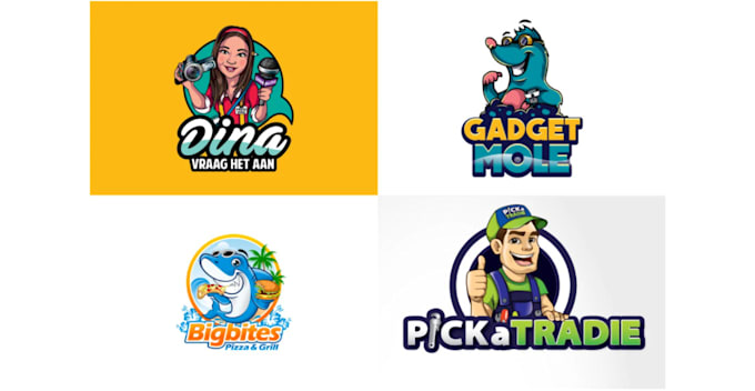 Design premium cartoon mascot character logo by Design_logo750