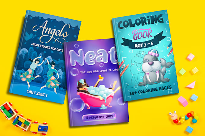 design children book cover, ebook or audiobook cover