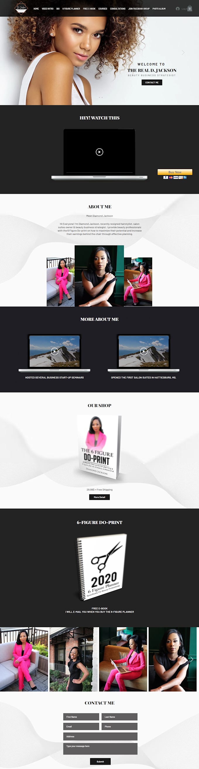 design or redesign your dropshipping affiliate wix website