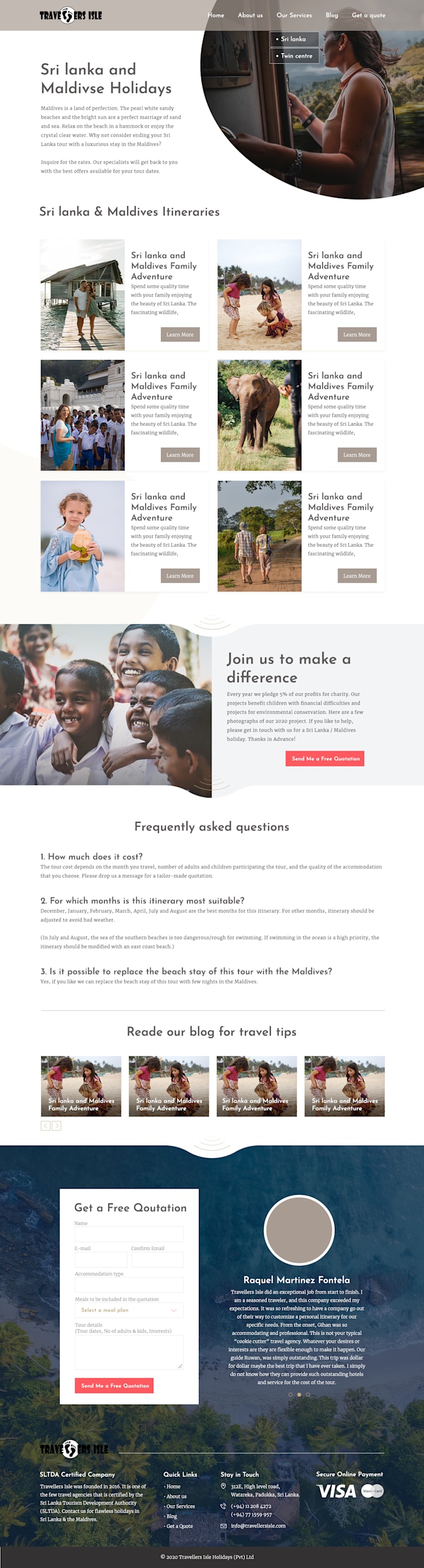 create an amazing, stunning web site for you