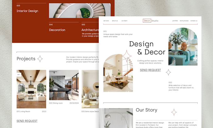 design figma landing page, figma website or website mockup