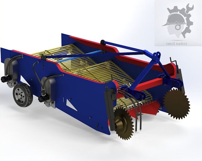 Do 2d drawings, 3d models and rendering with solidworks by Omidnad | Fiverr