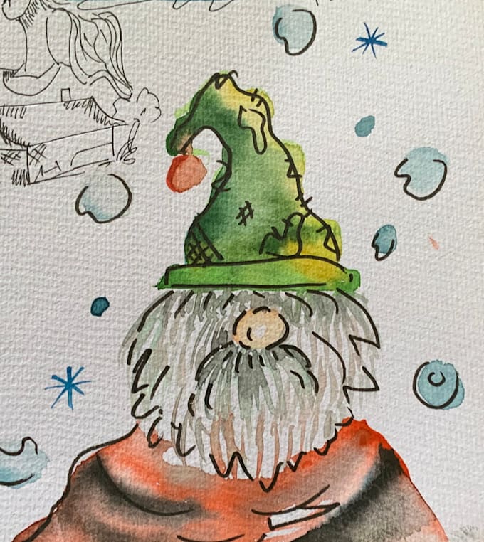 make cute watercolour illustrations