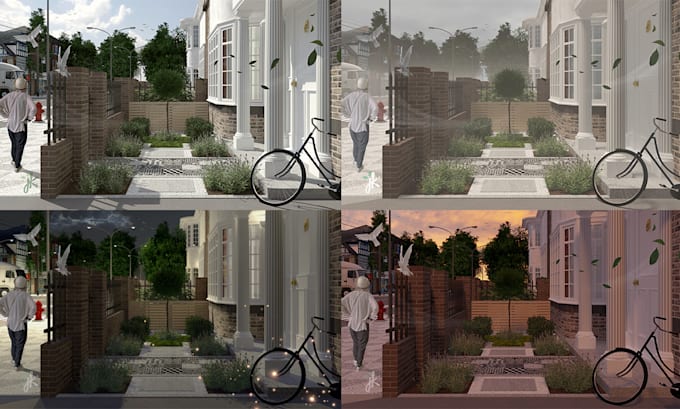 design and render 3d visualization