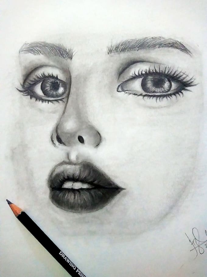Convert your photo to handmade pencil sketch by Fizzabatool1 | Fiverr