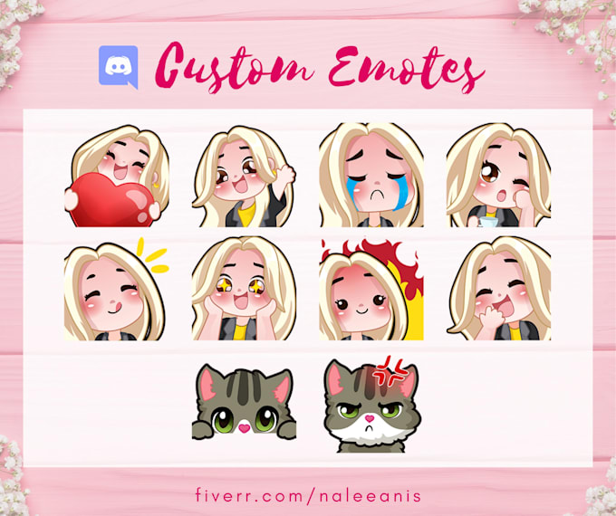 create custom twitch or discord emotes