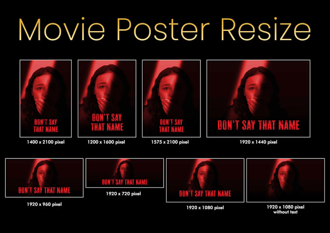 resize posters for streaming platforms