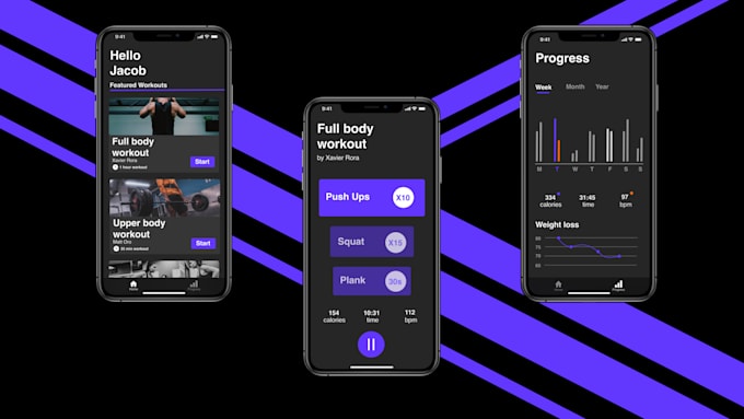 design beautiful mobile app UI mockup