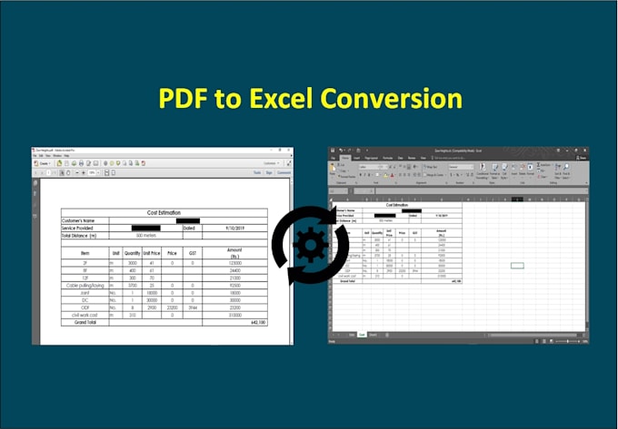 do data prepration, pdf to word, excel, ppt and csv format