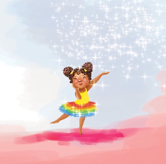 hand paint watercolor style amazing children story book illustrations