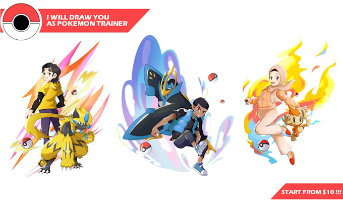 draw you become pokemon trainer