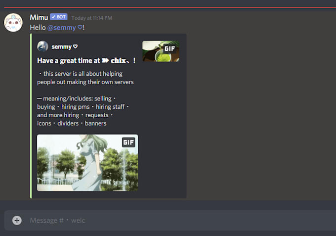 Make an aesthetic discord server by Semmyy | Fiverr