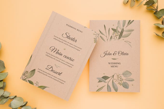 design greeting card, invitation card or postcard