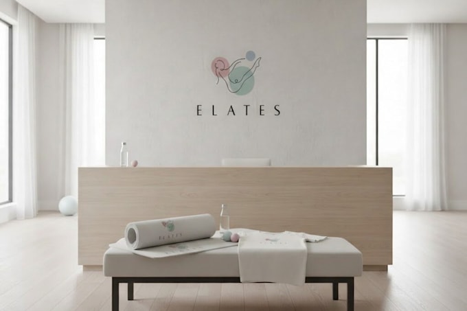 design a minimal typography and modern logo