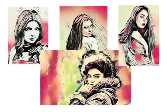 draw your photo into cartoon comic