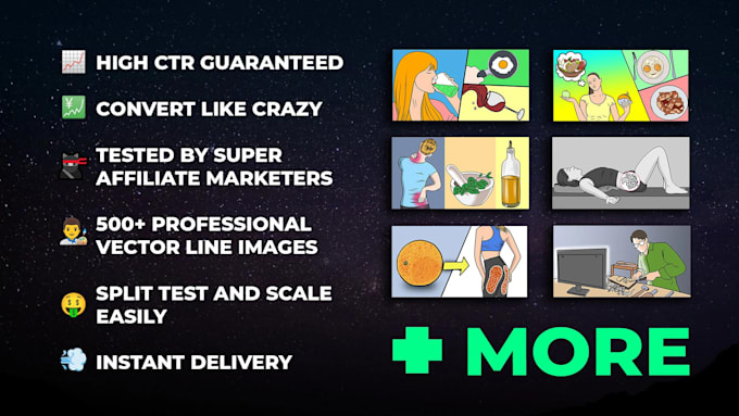 give you 500 high converting vector images for 5 dollars only