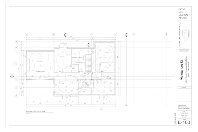 do your electrical plan in autocad