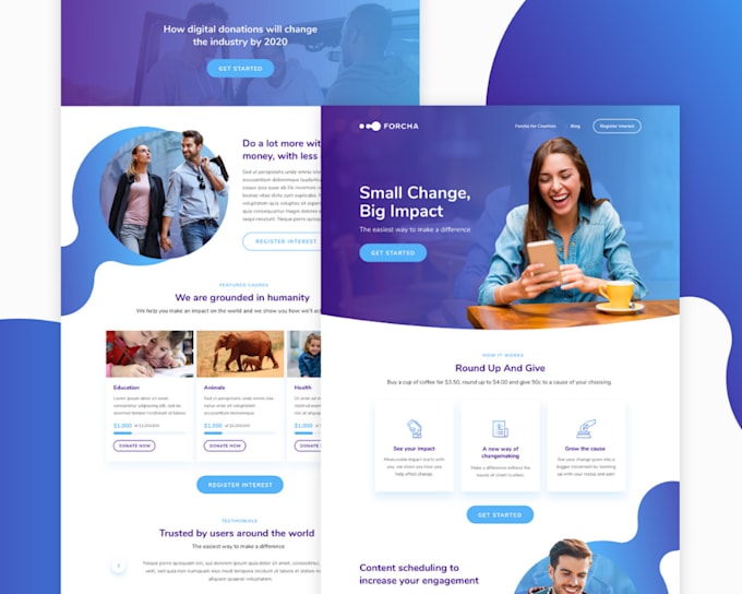 lead capture page squeeze page lead magnet mailchimp getresponse landing page